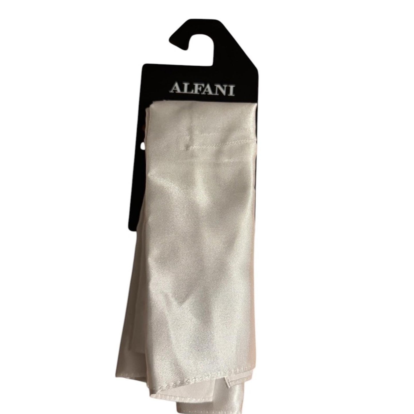 Alfani white pocket square