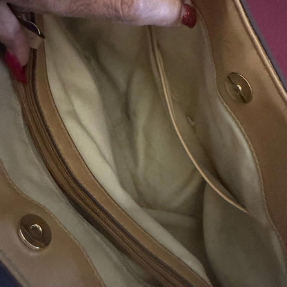 Pre-Love Giani Bernini Beige Floral Tote Bag
