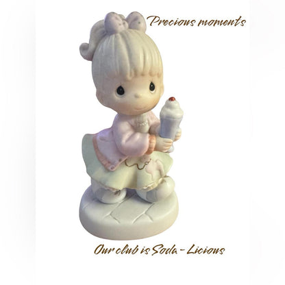 “ our club is soda-licious“ Figurine
 precious moments