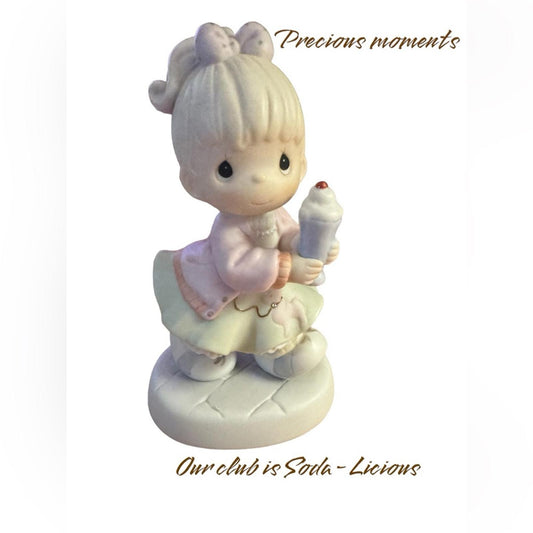 “ our club is soda-licious“ Figurine
 precious moments