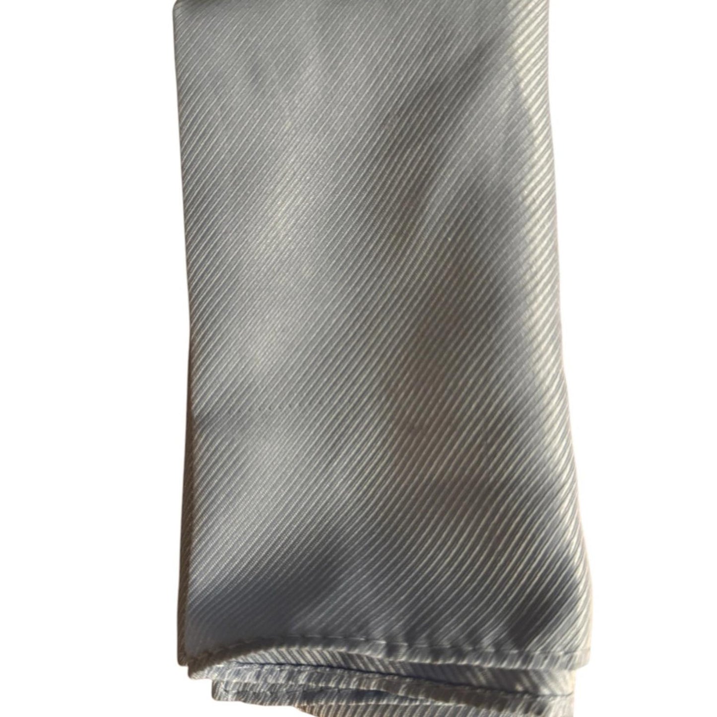 Alfani Elegant Silver Men's pocket Square