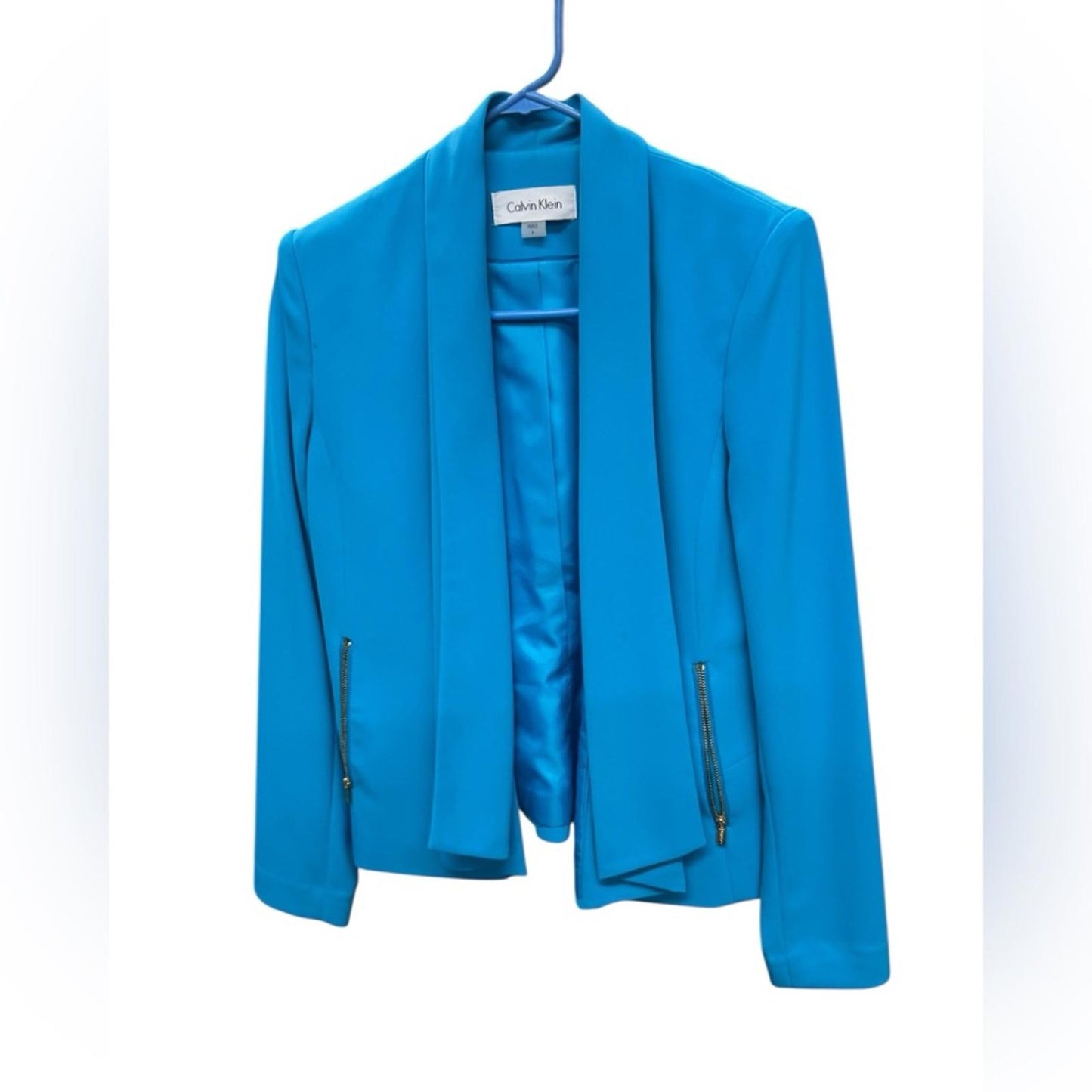 Pre-Love Calvin Klein Vibrant Blue Draped Blazer
