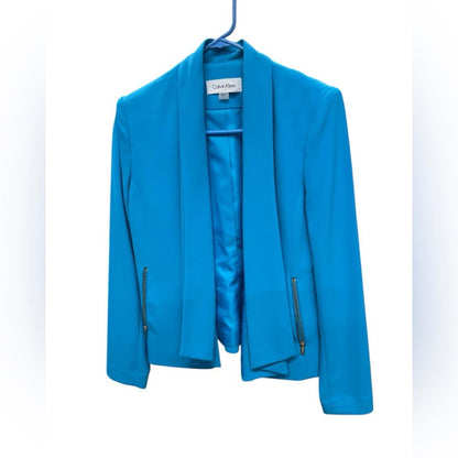 Pre-Love Calvin Klein Vibrant Blue Draped Blazer
