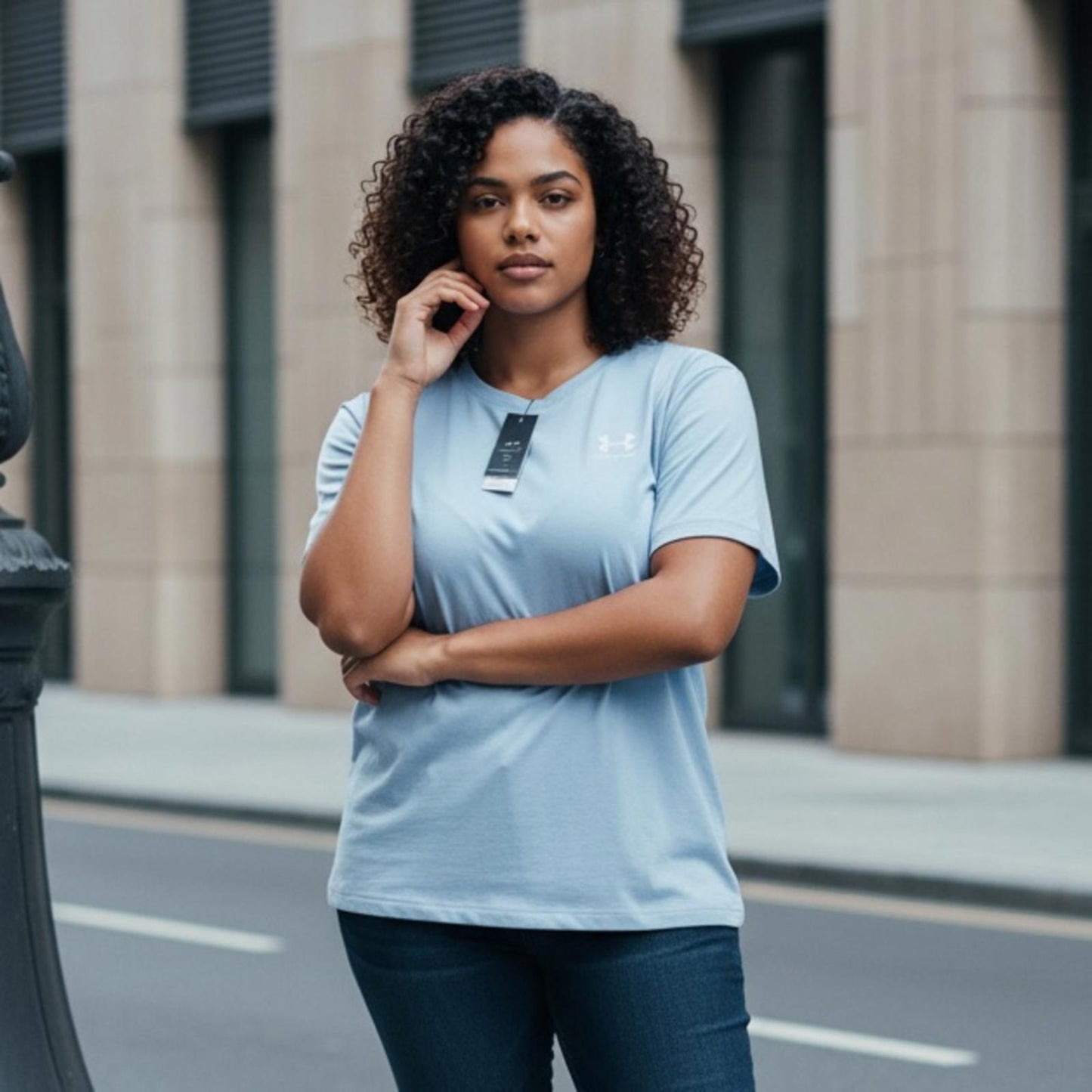 Under Armour Women's Sky Blue Short Sleeve Tee