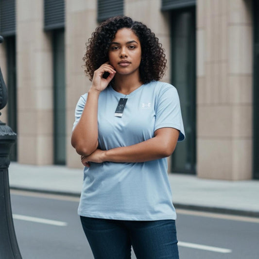 Under Armour Women's Sky Blue Short Sleeve Tee