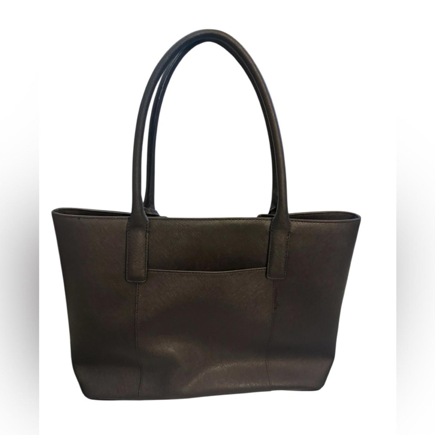 Pre-Love Calvin Klein Black Tote with Pink and White Floral Accents