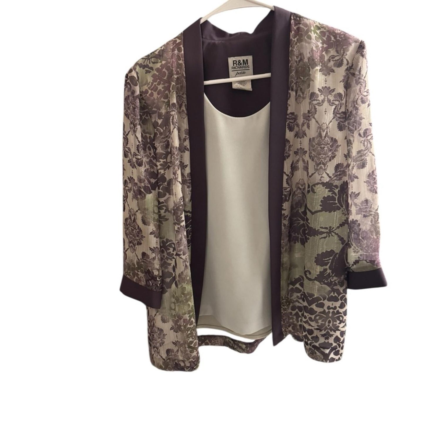 Pre-Love Floral Print Jacket and Blouse Set