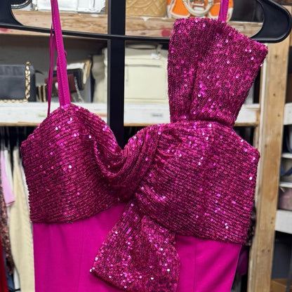 Morgan & Co. Elegant Pink Evening Dress