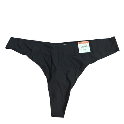 Set/6 of Seamless Thong Panties in Black, Cream, baby blue Daisy, green and Red
