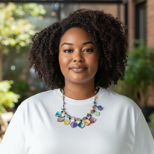 Multicolor Gemstone Necklace