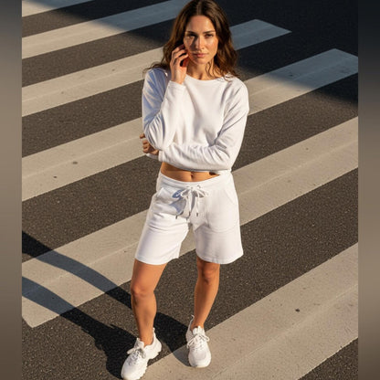 Calvin Klein Women's White Athletic Shorts