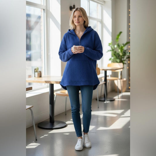 Ideology Blue Hooded Sweatshirt