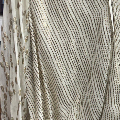 Vince Camuto Striped Cream Blouse