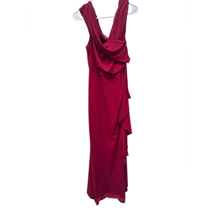 Donna Karan Red Evening Gown