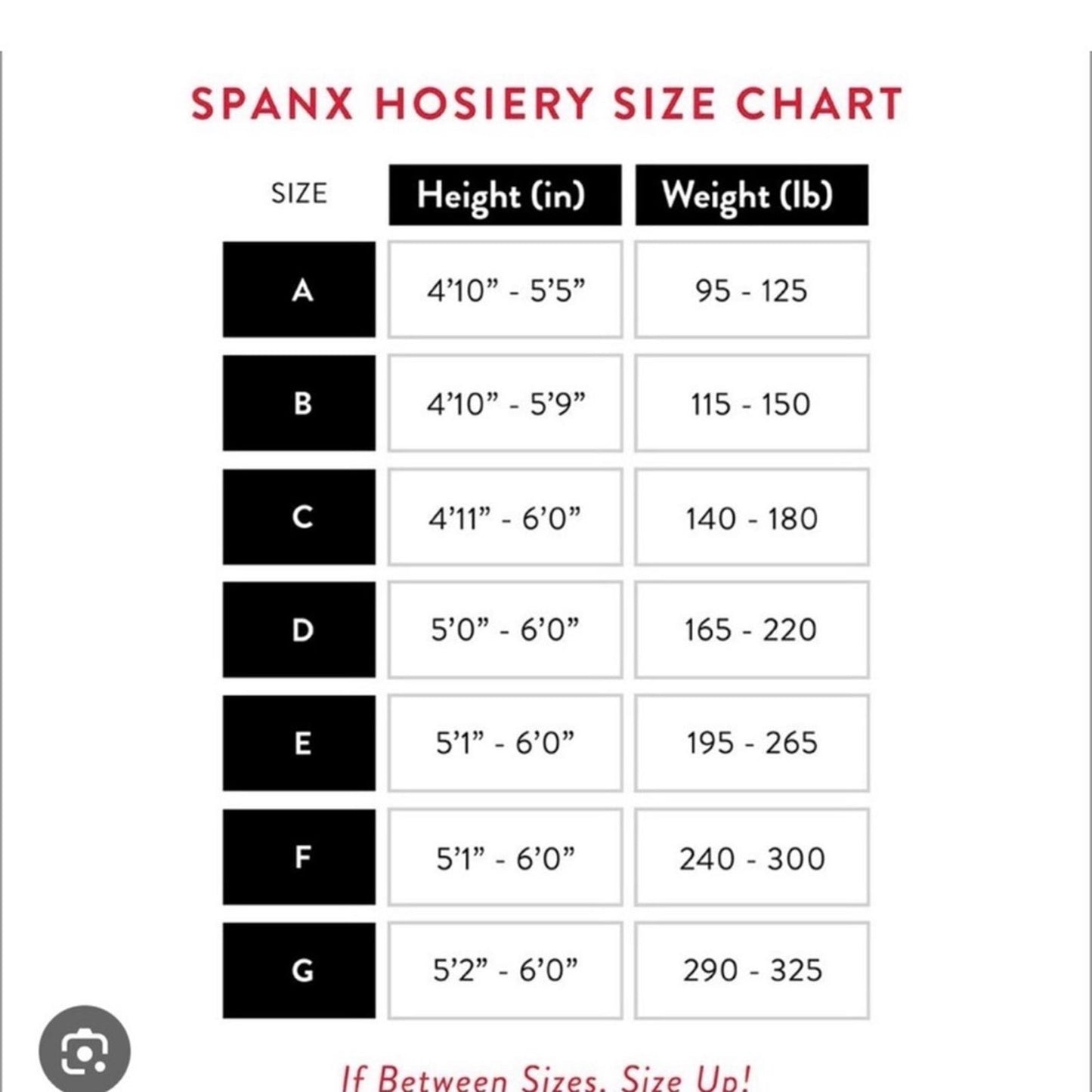 SPANX Black Sheer Hosiery