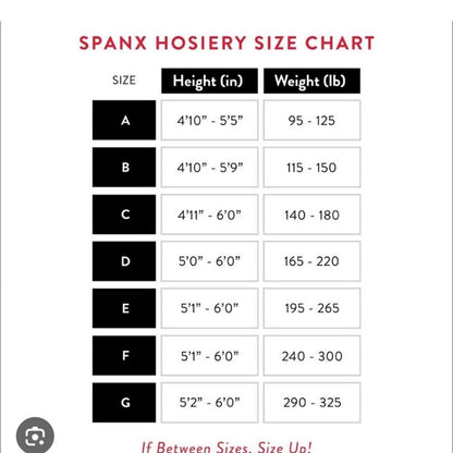 SPANX Black Sheer Hosiery