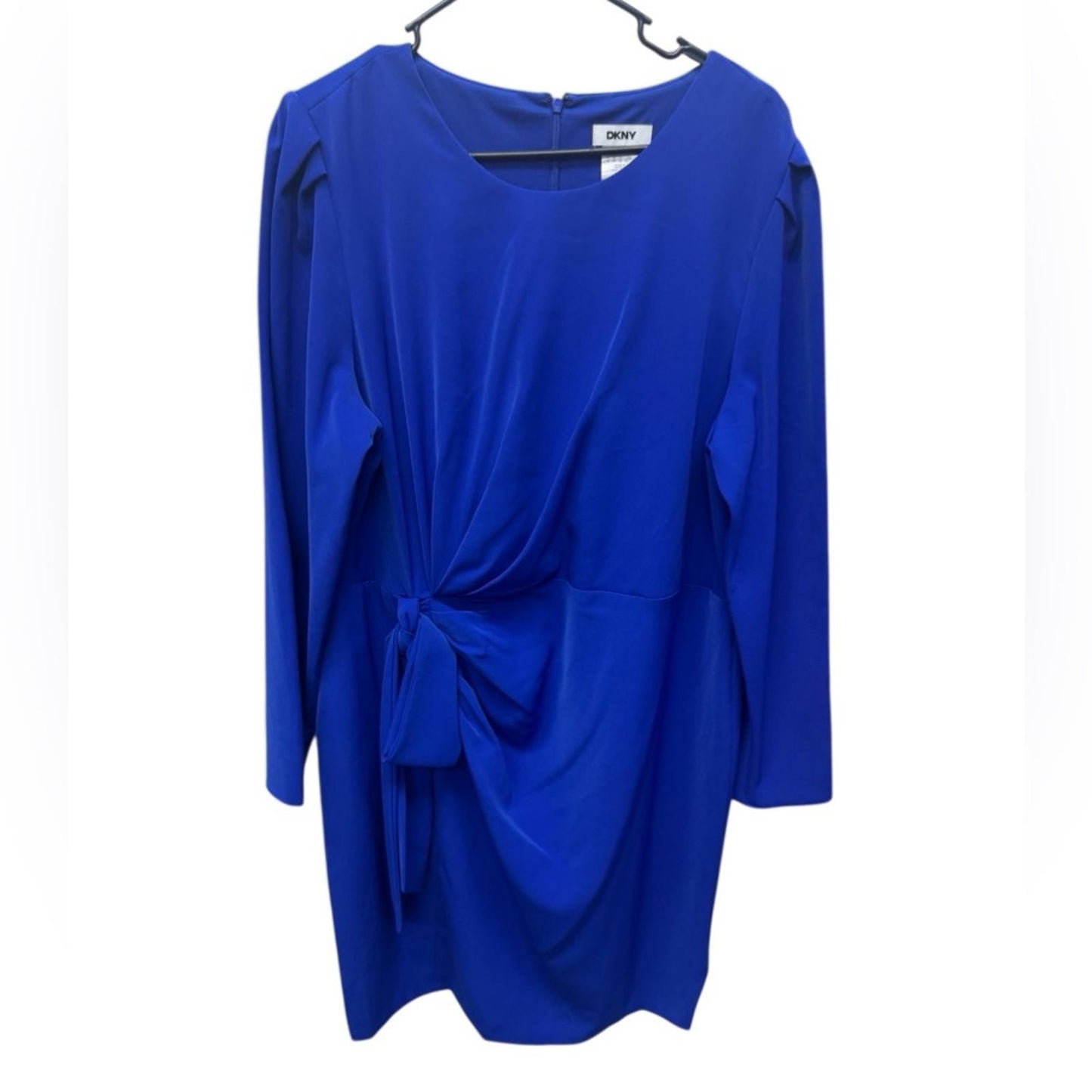 DKNY Royal Blue Long Sleeve Dress