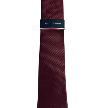 Tommy Hilfiger Men's Burgundy Tie