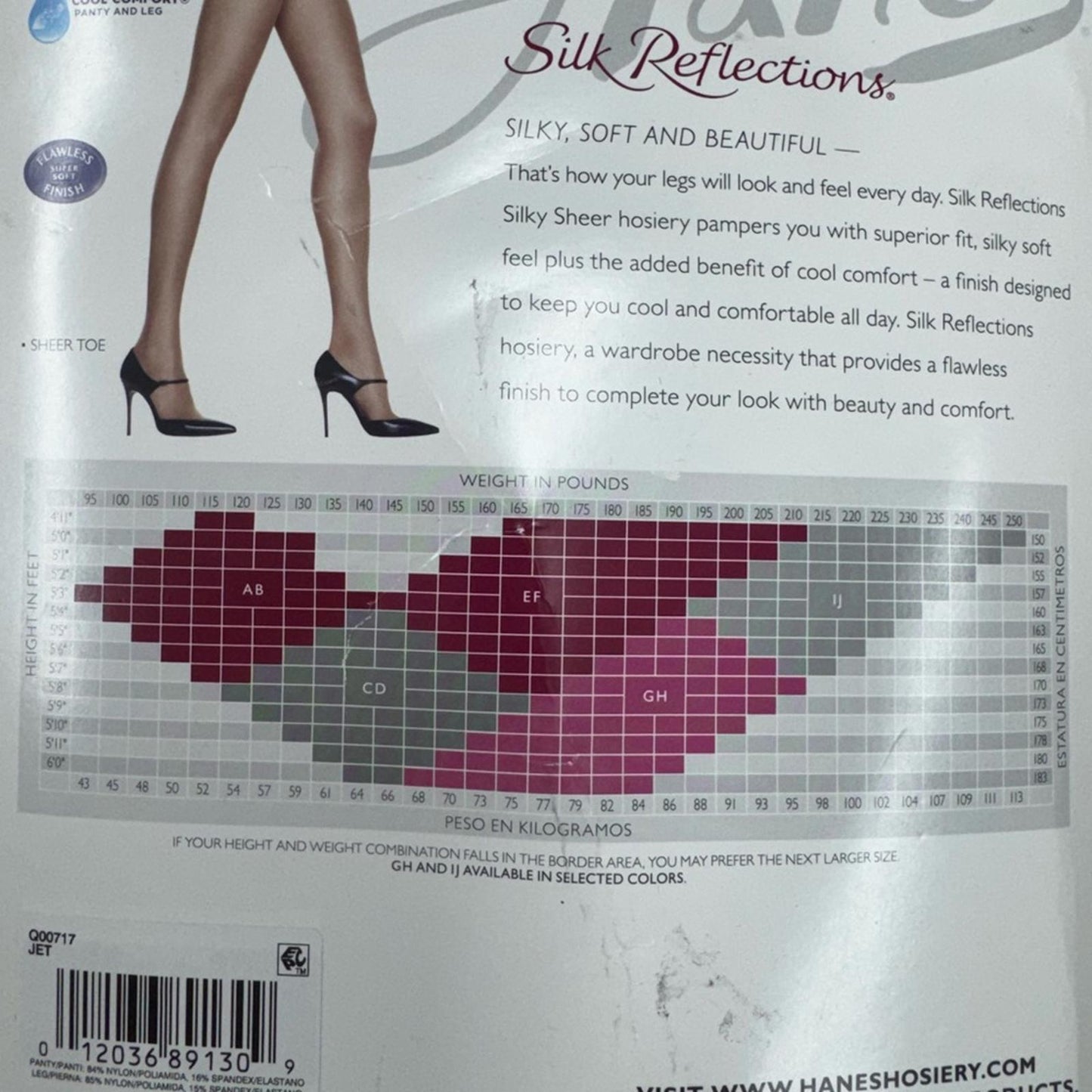 Hanes pk/3 Pantyhose