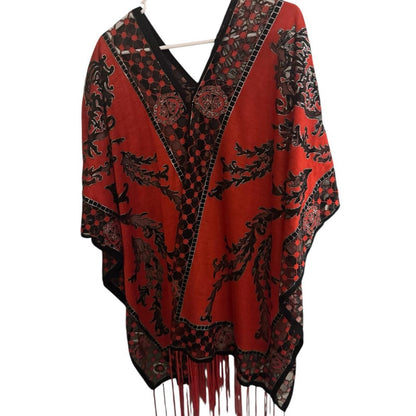 Chic Red Fringed to your swimwear ensemble.