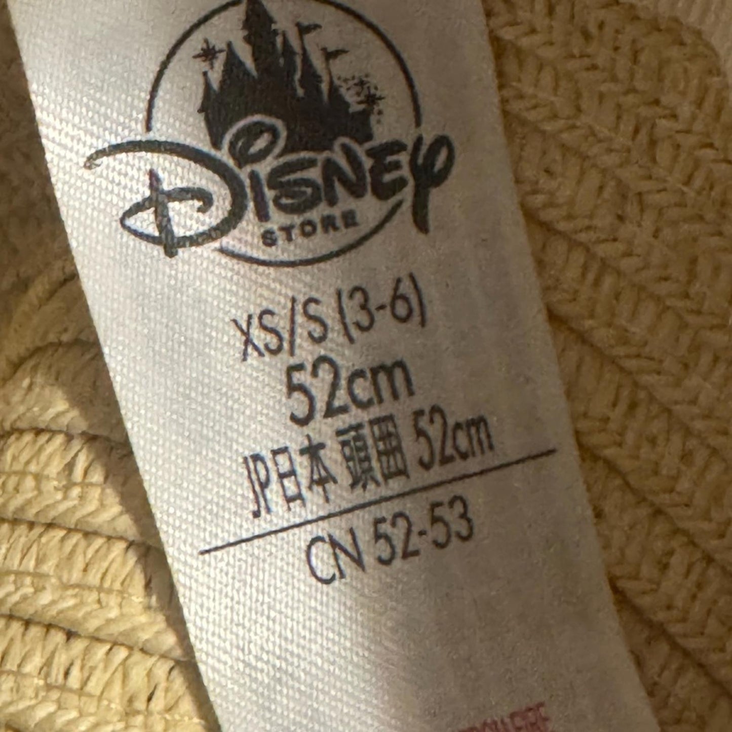 Disney Kids Tan and Blue Bucket Hat