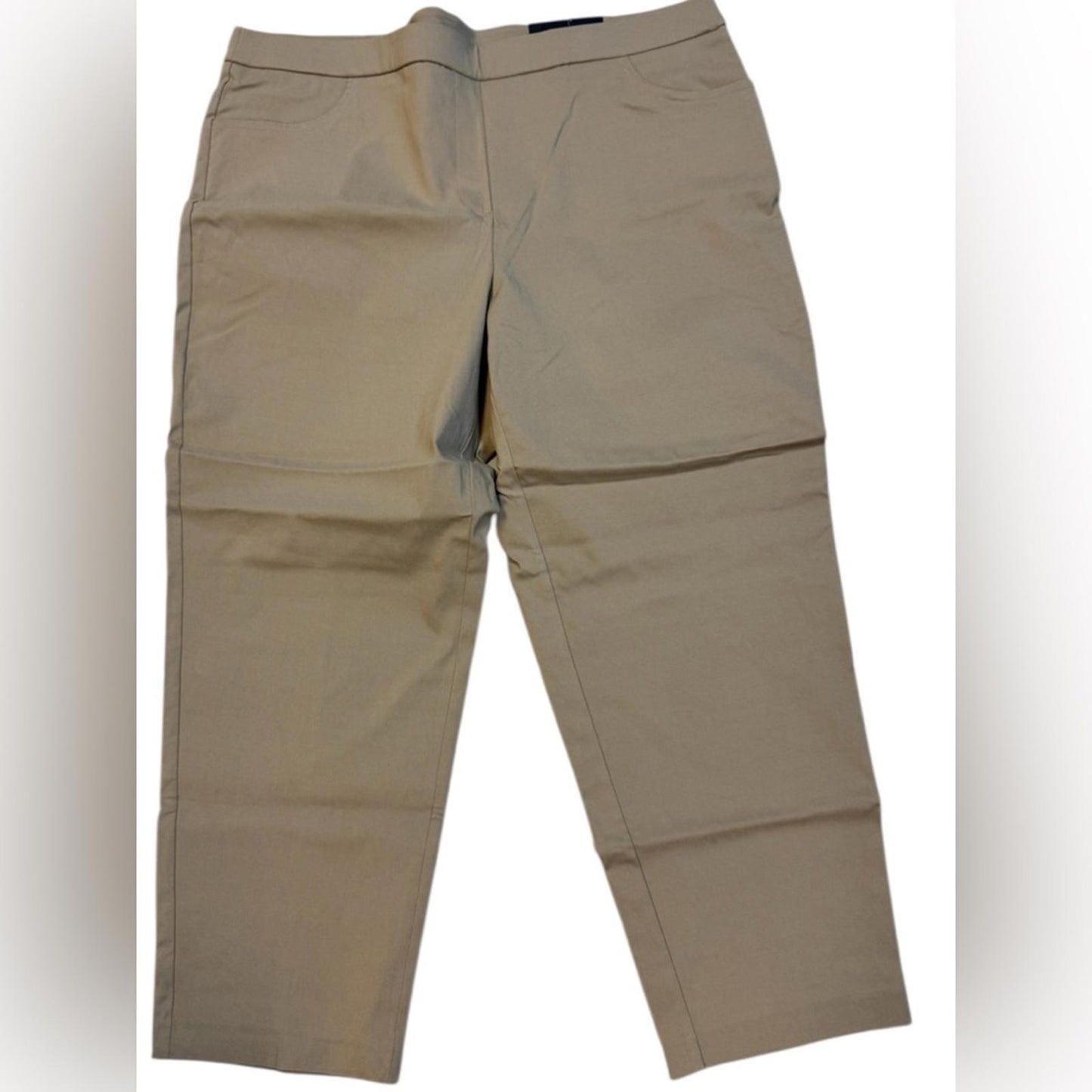 Alfred Dunner Women's Classic Tan Trousers