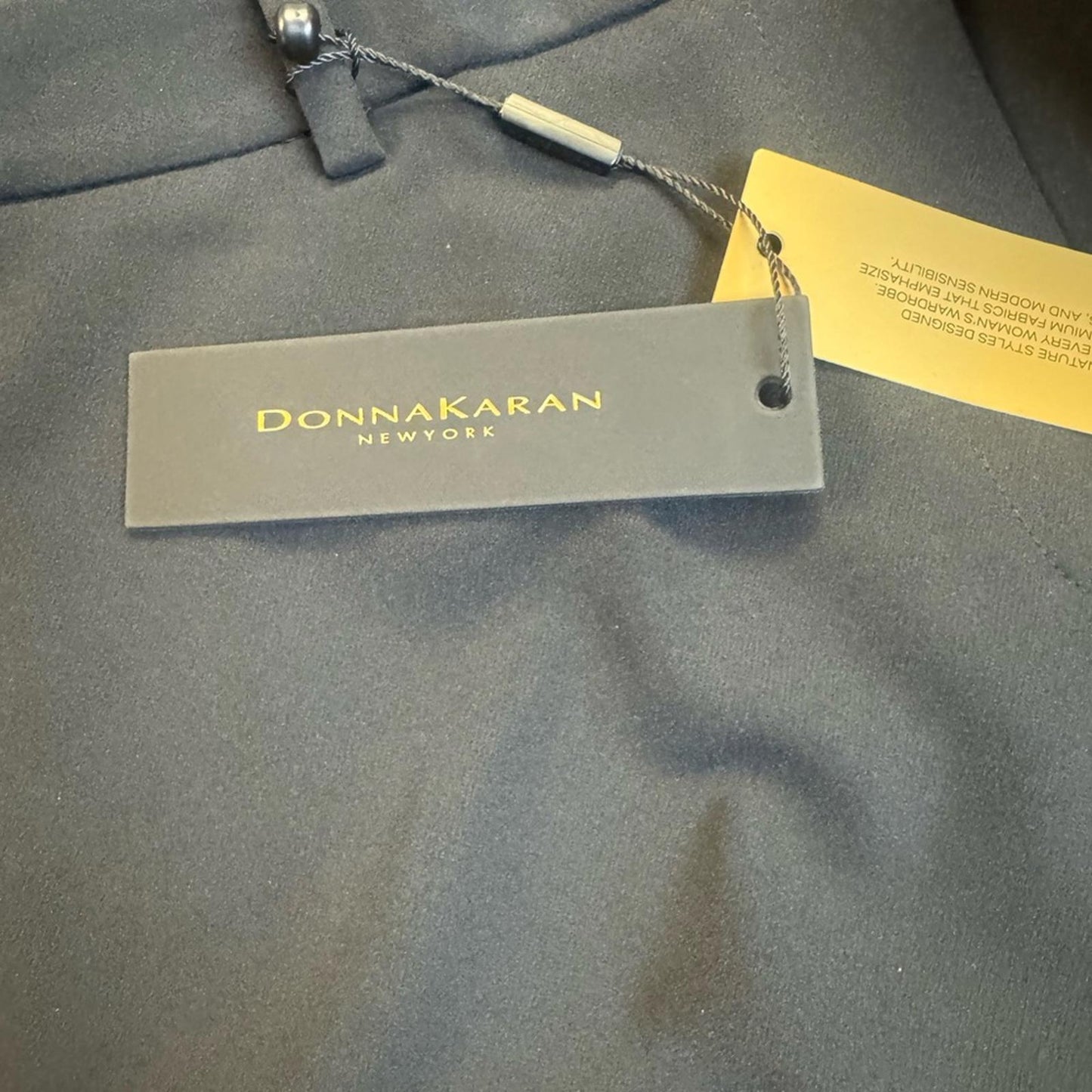 Donna Karan Midnight Black women’s high-rise straight legged pants