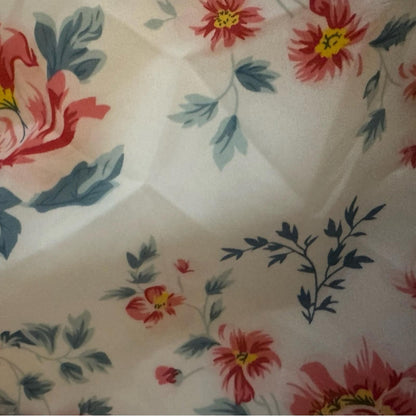 PatPat Floral Girls Dress in Cream and Pink