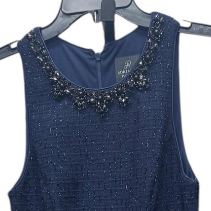 Adrianna Papell Navy Maxi Dress