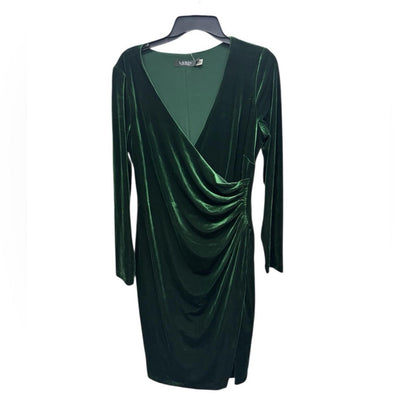 Lauren Ralph Lauren Deep Green Velvet Dress