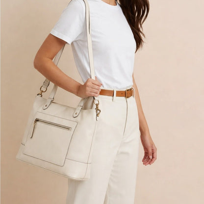 Style & Co. Ivory Convertible Tote Crossbody Bag