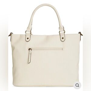 Style & Co. Ivory Convertible Tote Crossbody Bag